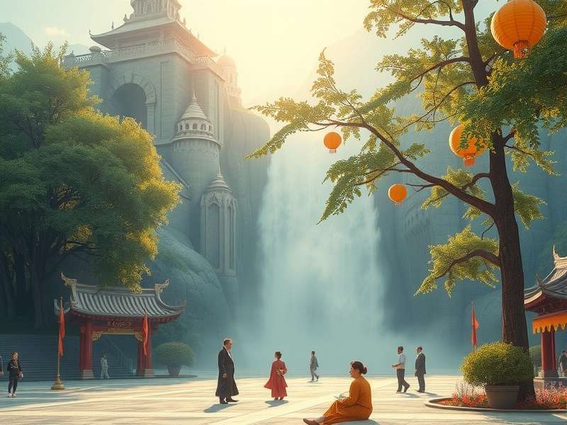 数字化转型解决方案架构图，展示技术堆栈与业务流程